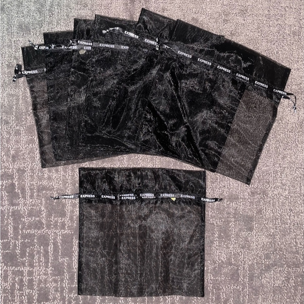 7 Piece 8” Express Mesh Bags w/ Drawstring Set